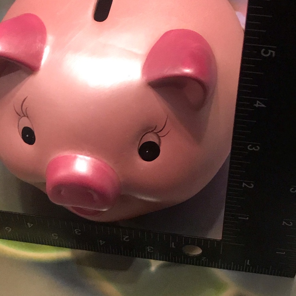 New Pink Ceramic 🐷Pink Pig Piggy Bank - Picture 14 of 16